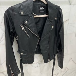 Zara Faux Leather Jacket